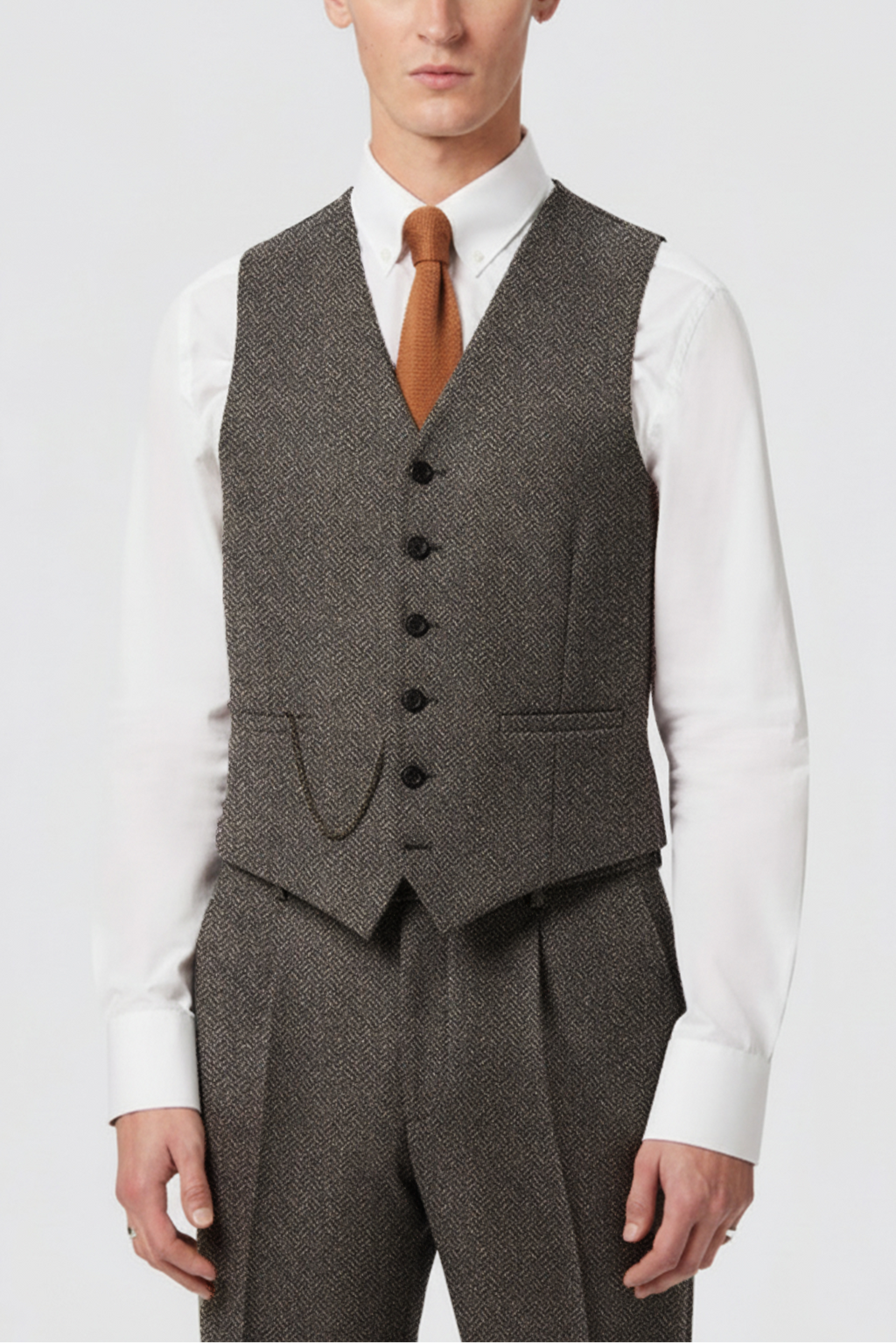 Apollo Fashions Urbanwear Brookhouse Slim Fit Grey Wool Suit