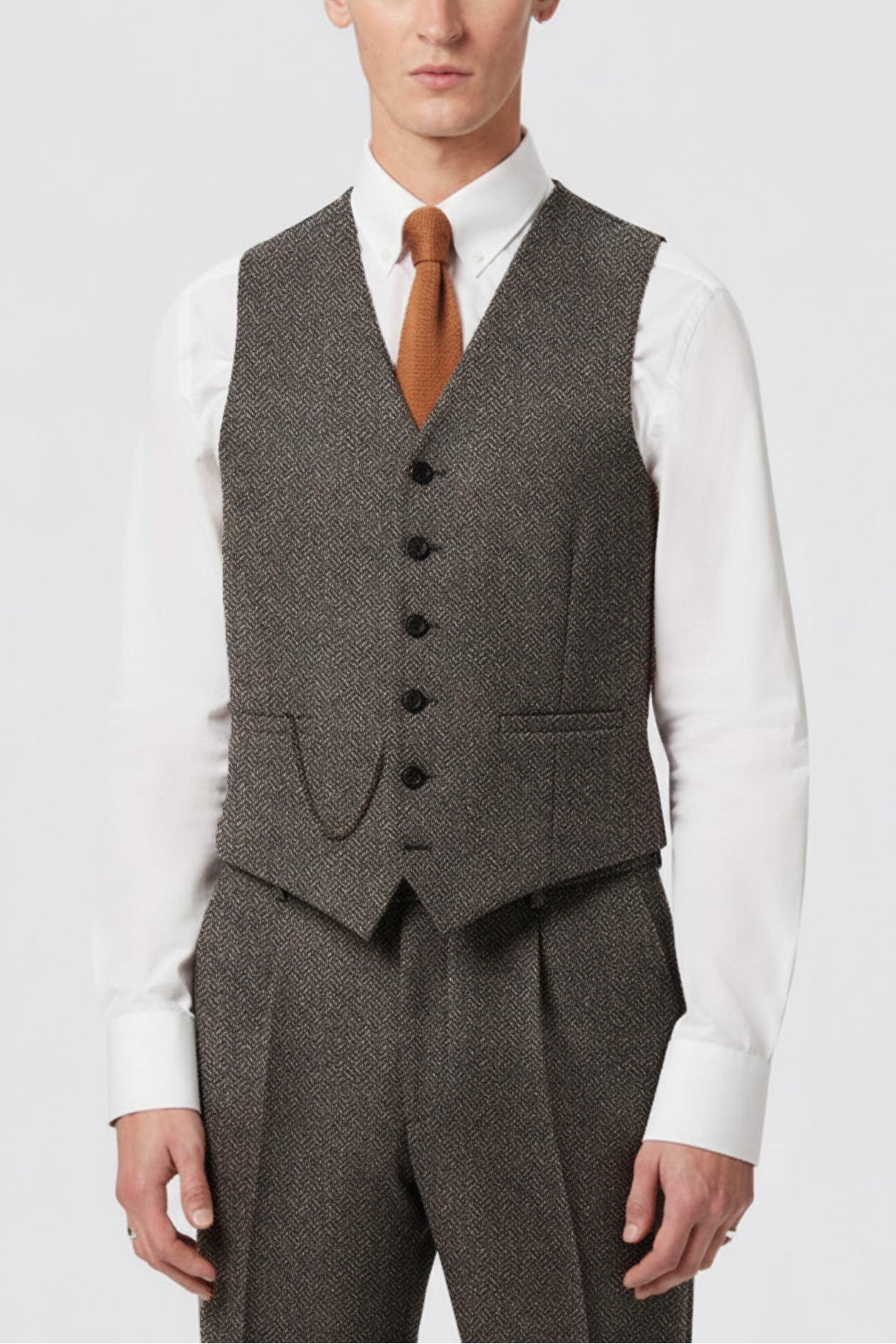 Apollo Fashions Urbanwear Brookhouse Slim Fit Grey Wool Suit
