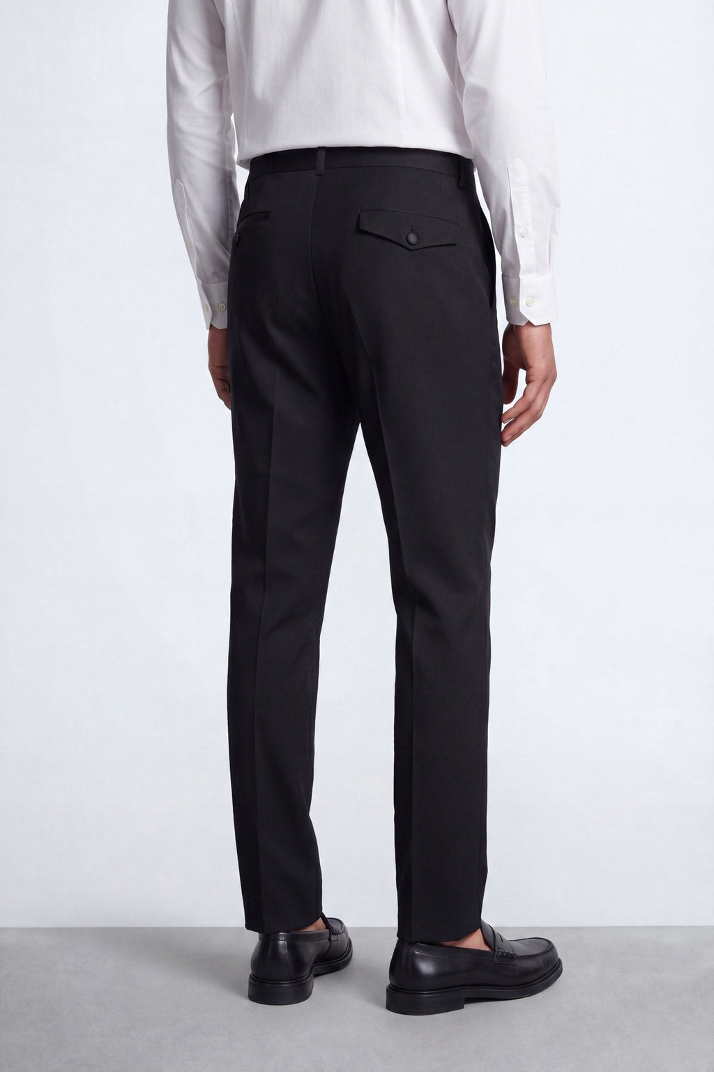 Apollo Fashions Urbanwear Kingdon Slim Fit Black Tuxedo Suit