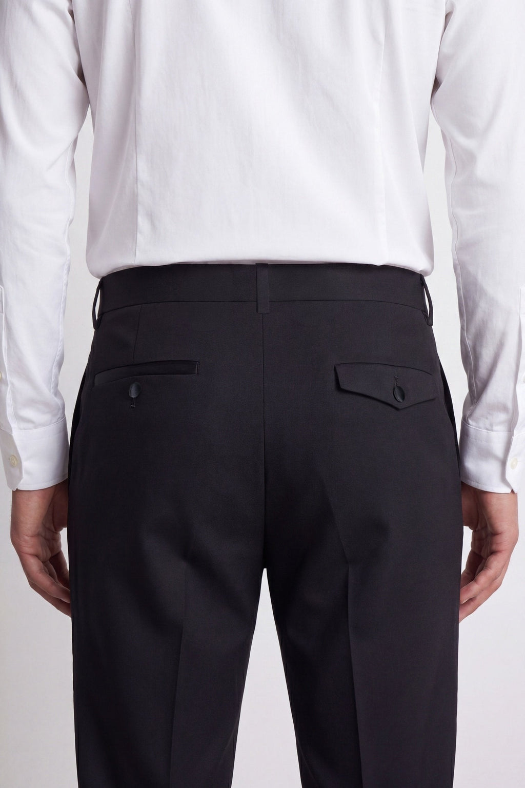 Apollo Fashions Urbanwear Kingdon Slim Fit Black Tuxedo Suit