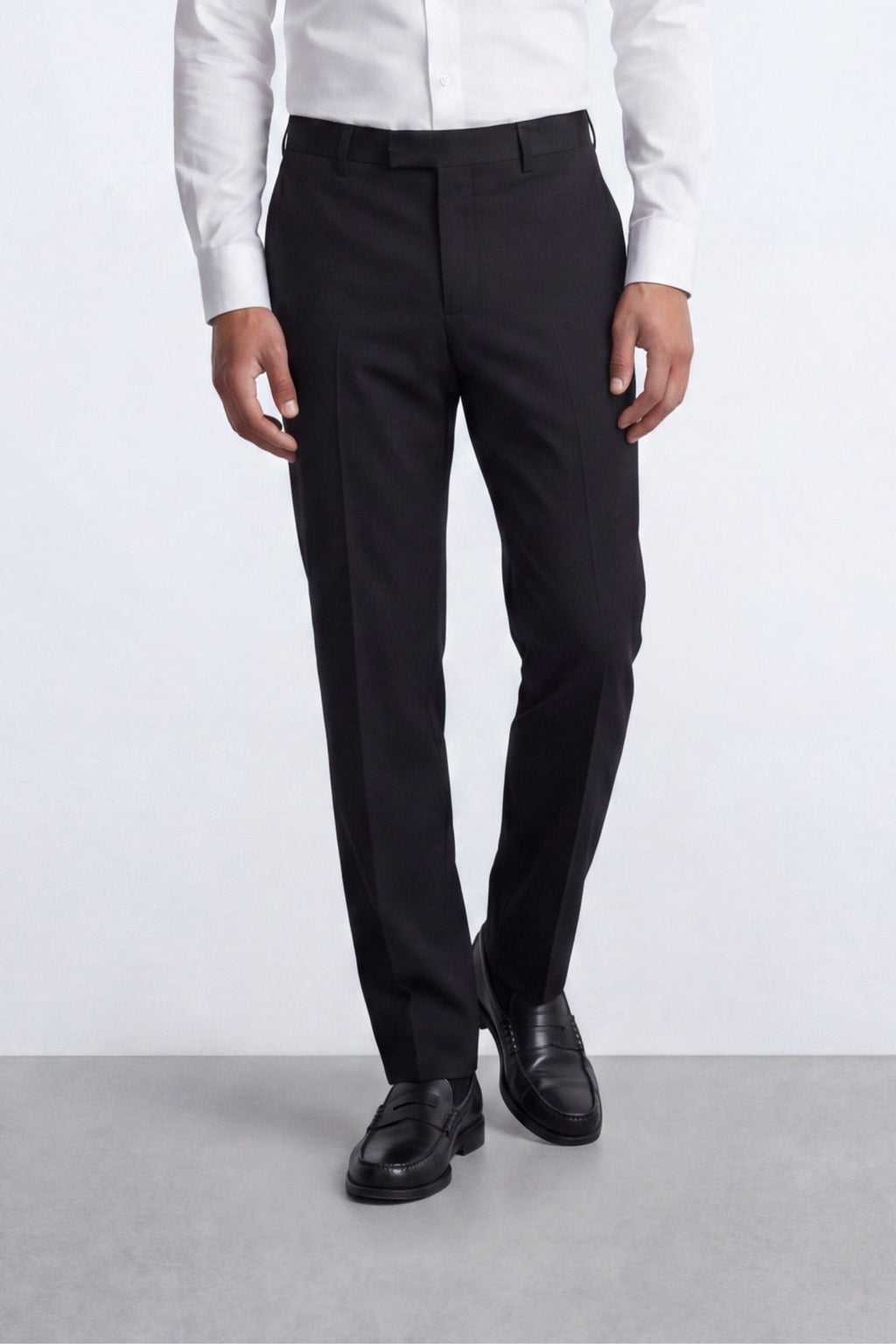 Apollo Fashions Urbanwear Kingdon Slim Fit Black Tuxedo Suit
