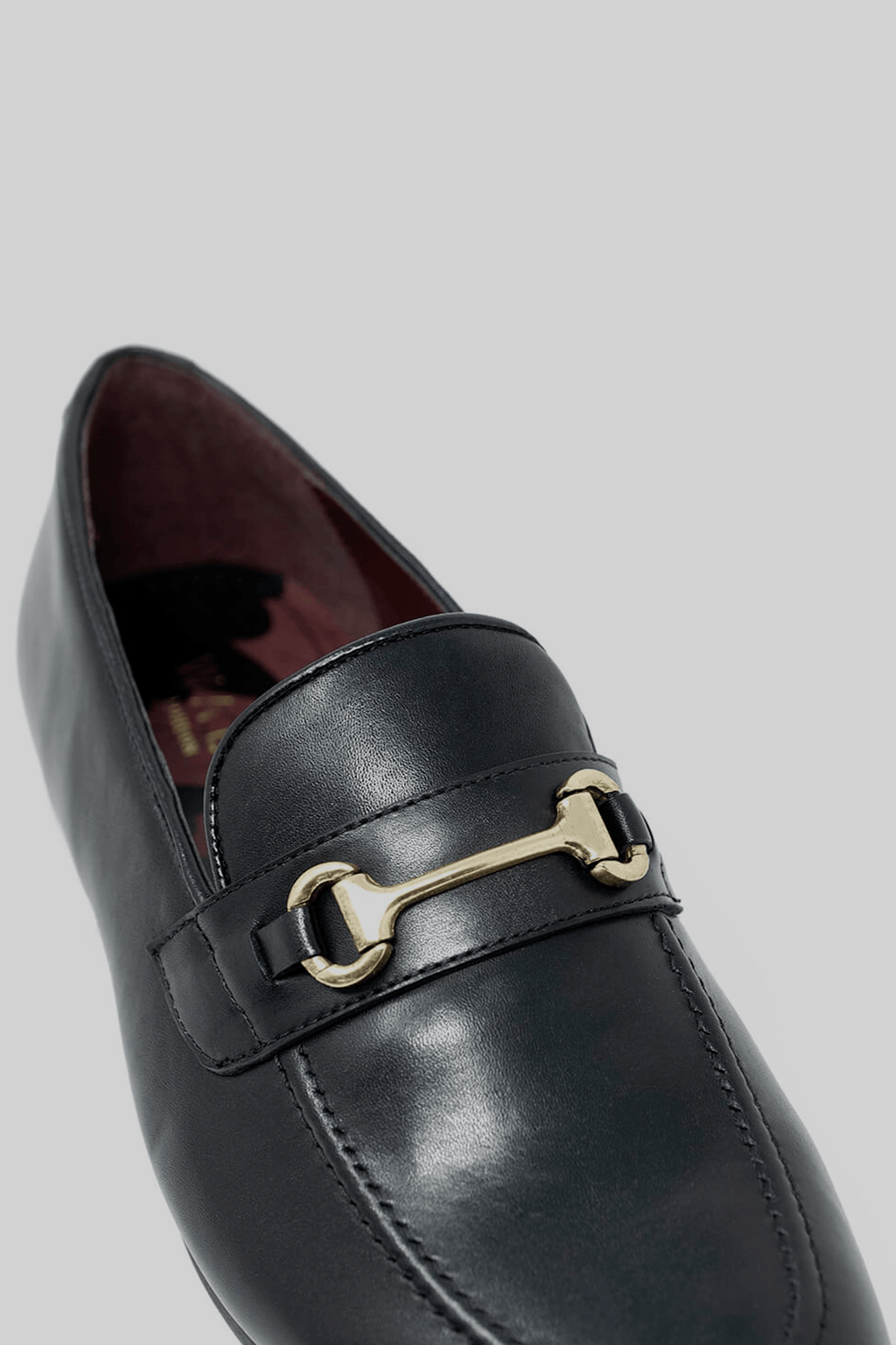 Apollo Fashions Urbanwear Terry Trim Loafer Black – Smart Leather Shoe