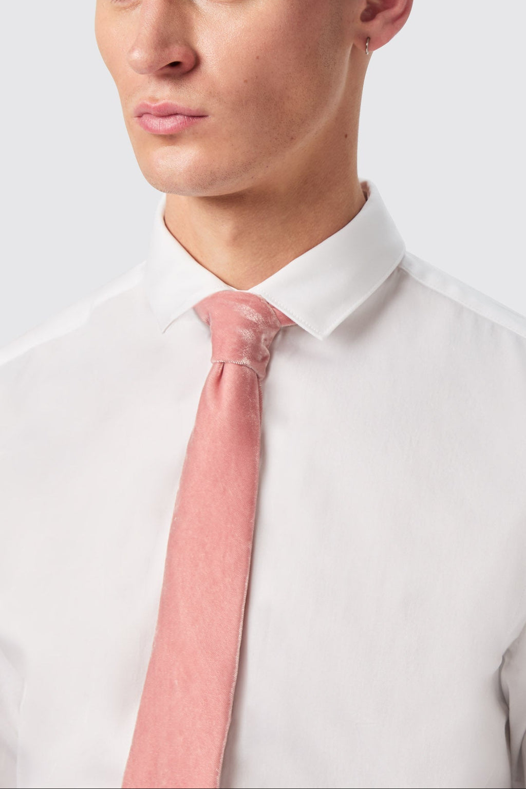 Apollo Fashions Urbanwear Westwood Skinny Fit White Double Cuff Cotton Shirt with Cufflinks - ARCHIVE