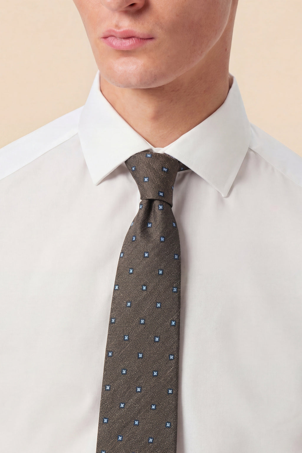 Apollo Fashions Urbanwear Bella Silk Daisy Brown Tie