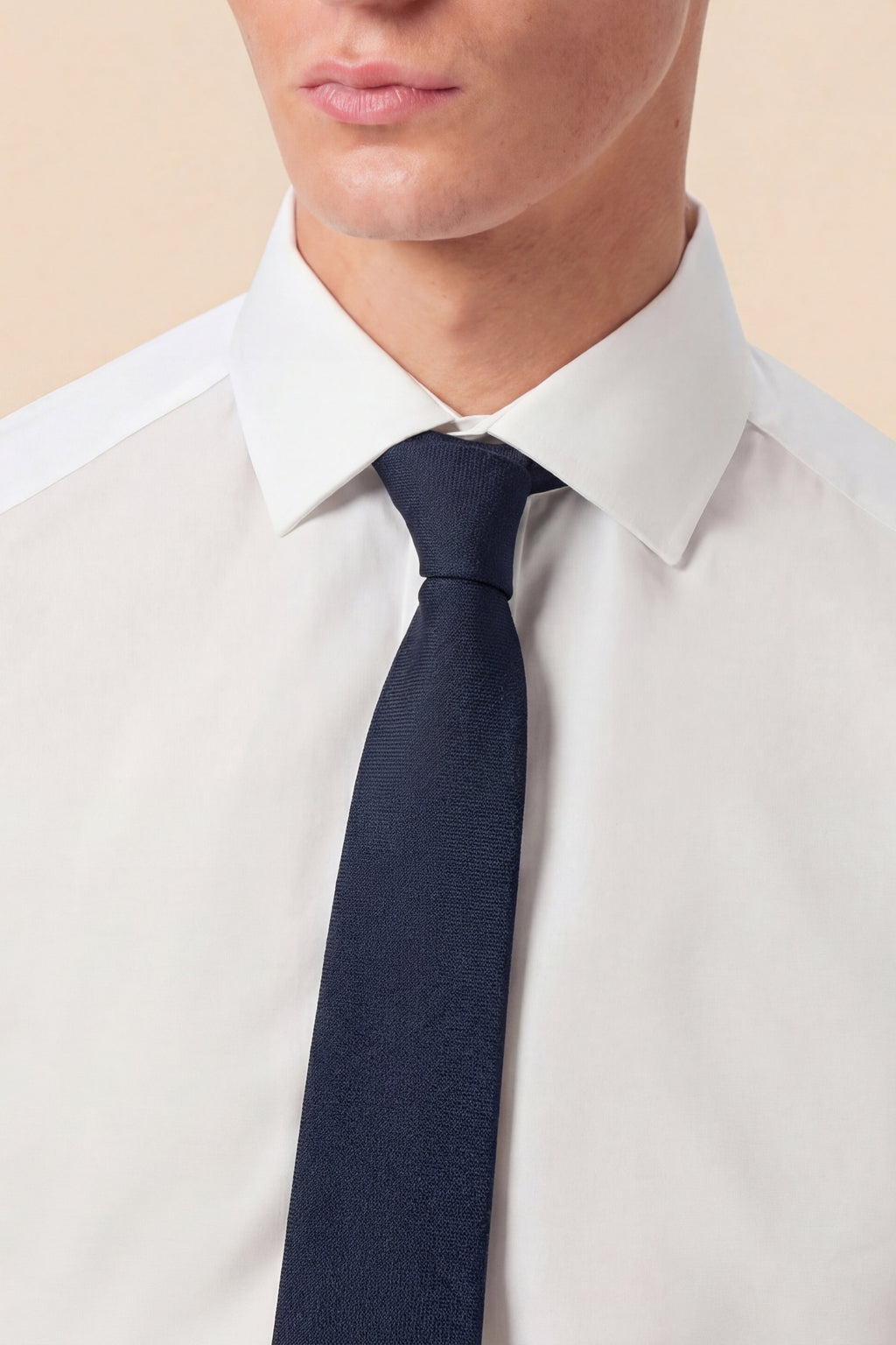 Apollo Fashions Urbanwear Allegra Silk Texture Navy Tie